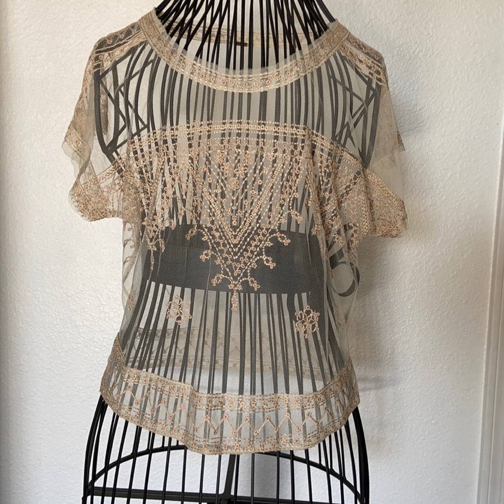 Free People mesh top